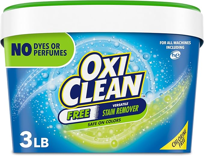 OxiClean Free Versatile Stain Remover Powder, 3 lb