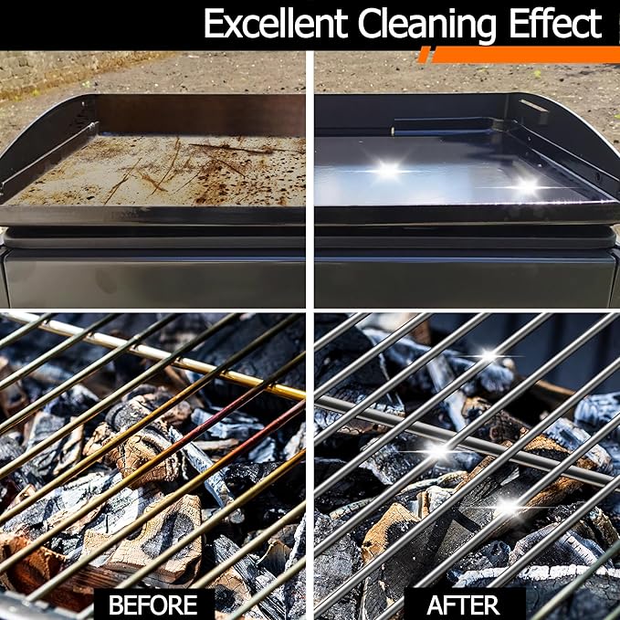 Heavy Duty Grill Cleaner, Grill Cleaning Bricks, Pumice Griddle Cleaning Stone for Removing Stains from BBQ, Swimming Pool, Sink (8 Pack)