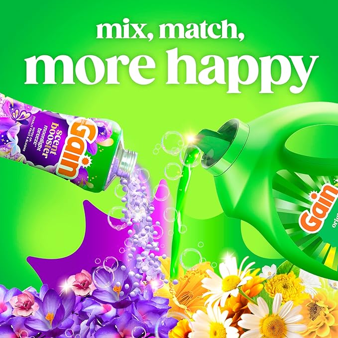 Gain Liquid Laundry Detergent, Original Scent, 177 fl oz, Freshness + Odor Fighting, Laundry Detergent Liquid Soap, HE compatible, 134 loads (Packaging May Vary)