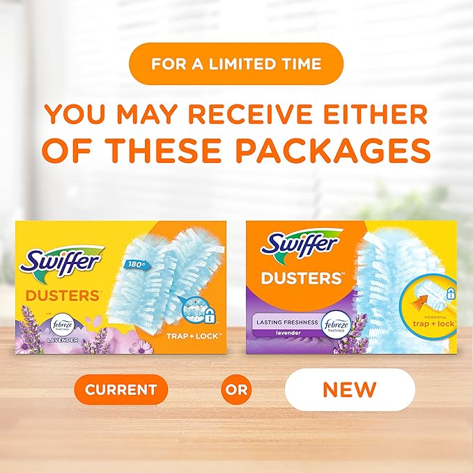 Swiffer Dusters Multi-Surface Duster Refills, Lavender Scent, 10 Count (Pack of 4)