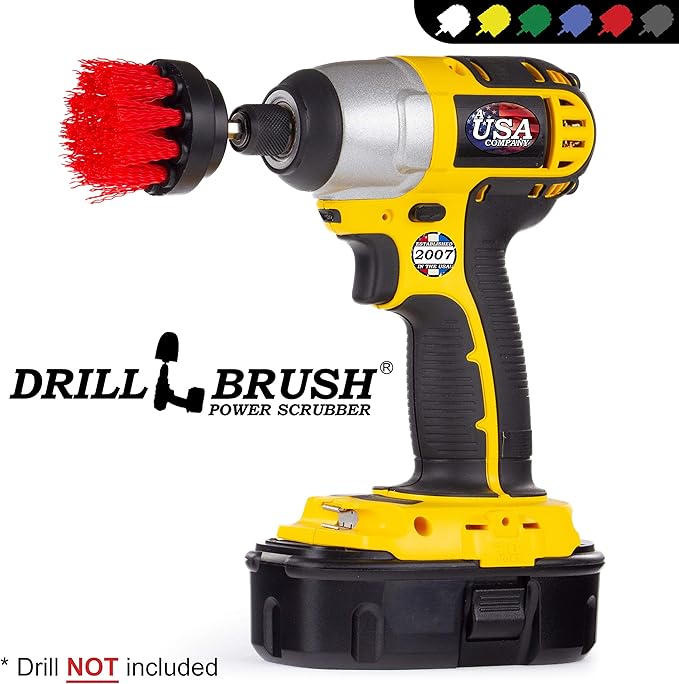 Outdoor Patio Scrub Brush - Garden Statues Cleaning Brush - Bird Bath Cleaning Tool - Headstone Restoration Kit - Outdoor Fountain Scrubbing Kit - Outdoor Décor Cleaning Brushes - Concrete Cleaning