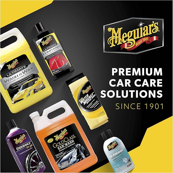 Meguiar's Gold Class Car Wash – Premium Foaming Car Wash Soap, High Gloss Finish, Safe for Clear Coats, Deep Cleans without Removing Waxes, Car Detailing Supplies for Cars, Trucks & SUVs – 1 Gal