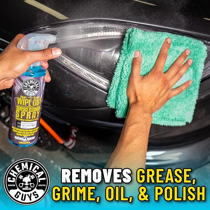 Chemical Guys Wipe Out Surface Cleanser Spray (2 x 16 Fl Oz) – Panel Prep Spray for Removing Polish Residue, Oils & Contaminants Before Coating