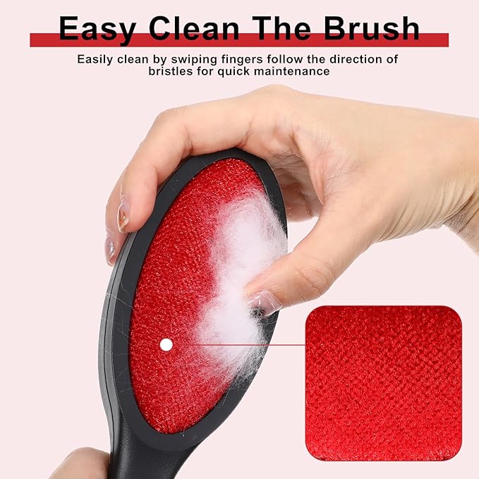 2 Pcs Lint Brushes for Clothes, Dual Sided Lint Brush, Reusable Lints Remover Tool, Dryer Lints Brush for Pet Hair Sheet Carpet Furniture Fabric
