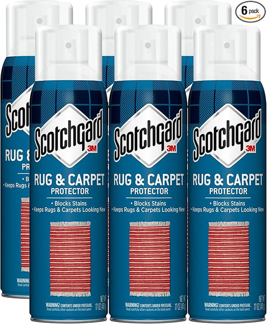 Scotchgard Outdoor Water Shield, Water Repellent Spray for Outdoor Fall and Winter Gear and Patio Furniture, Fabric Spray for Protection Against the Rainy Fall Weather, 17 Ounces (Pack of 6)