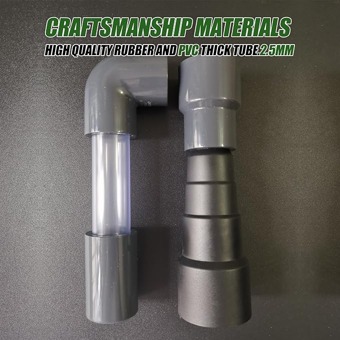 Wet Vac Attachment AC Drain Line Vacuum Adapter to Unclog and Evacuate A/C HVAC Drain Lines, Universal Hvac Ac Drain Line Cleaner Tool Vacuum Hose To PVC Pipe 3/4", 1" Adapter