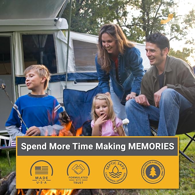 Unique RV Digest-It+ Extra-Strength RV Toilet Treatment Pod - Liquifies Waste and All Brands of Toilet Paper - Eliminates Odors at the Source (48 Pods)