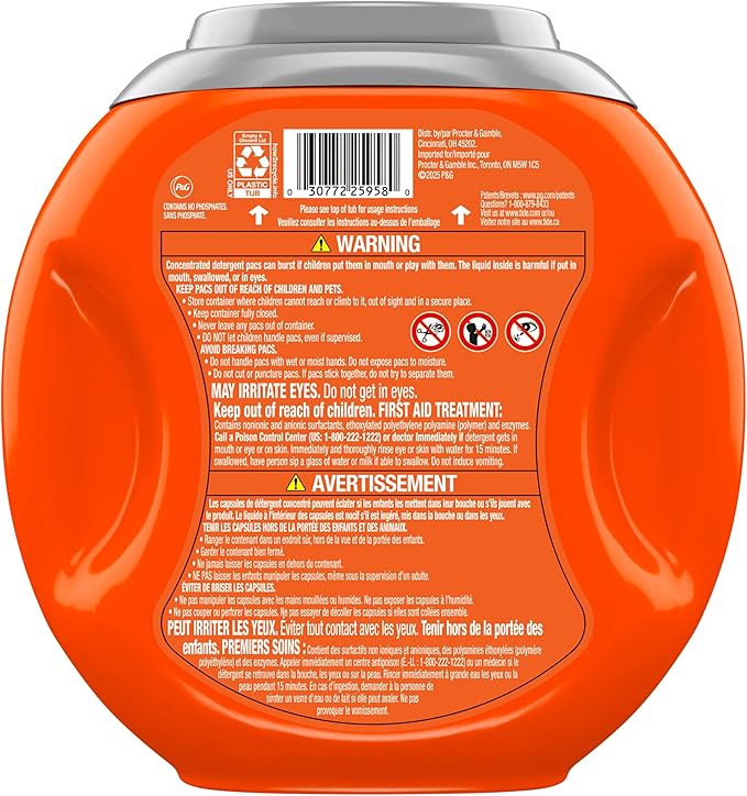Tide PODS Laundry Detergent Soap with Downy 4-in-1 Stain Remover Freshness Softness Detergent pacs, April Fresh Scent, 57 Count