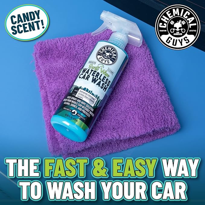 Chemical Guys Swift Wipe Sprayable Waterless Car Wash Spray - Spray and Wipe to Safely Clean and Shine Cars, Trucks, Motorcycles, RV & More, High Lubrication Formula, 64 oz