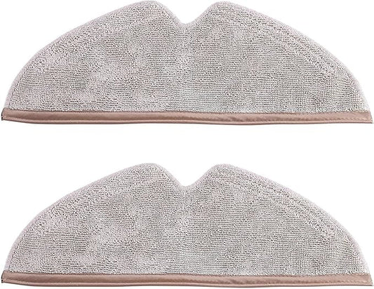 Vacuum Mop Replacement Pads Compatible With Roborock S5,S5 Max,S6,S6 MaxV, E4,S6 Pure,Q7,Q7 Max,Q5,Q5 Pro,Q5 Pro+,Q8 Max,E5,E35,E2,E25,Q8 Max+ Robot Vacuum,2 Pack Microfiber Mop Pads