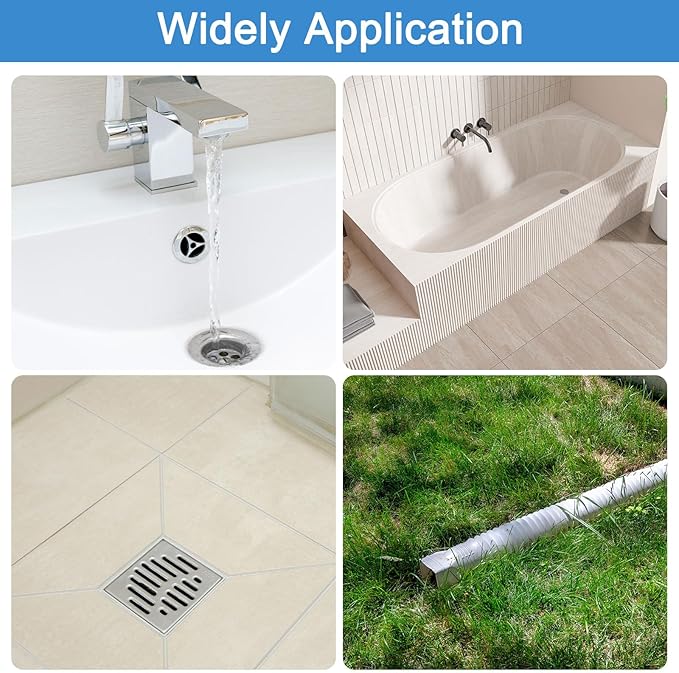 uxcell 118.11" Drain Clog Remover, Gutter Cleaning Tools Drain Cleaner, Flexible Grabber Claw Pick Up Reacher for Kitchen Bathroom Tub