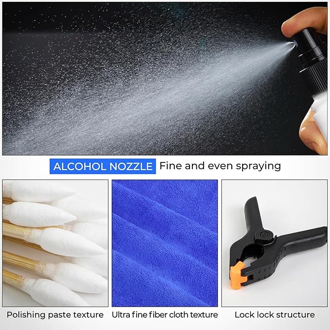 19-in-1 Card Cleaning Polishing Restoration Kit, Trading Card Care Kit with Fixing Jig & EVA Shaping Foam, Ideal for PSA Rated Card Care, Sports Cards, TCG Cards & Collectible Card Maintenance