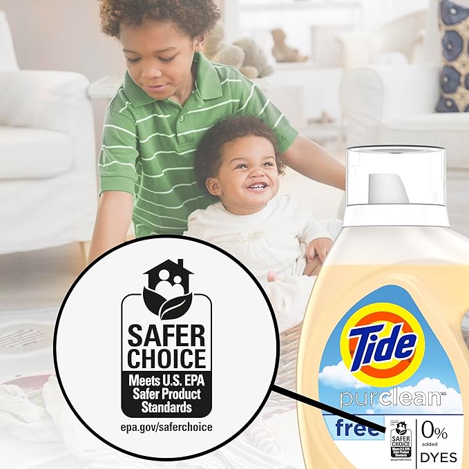 Tide Purclean Liquid Laundry Detergent, 63 fl oz, 48 Loads