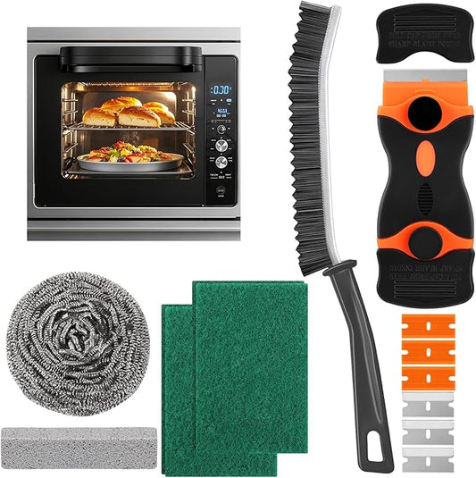 XANGNIER Heavy Duty Oven Cleaner Brush Sets,Oven Cleaning Kits Tools Accessories
