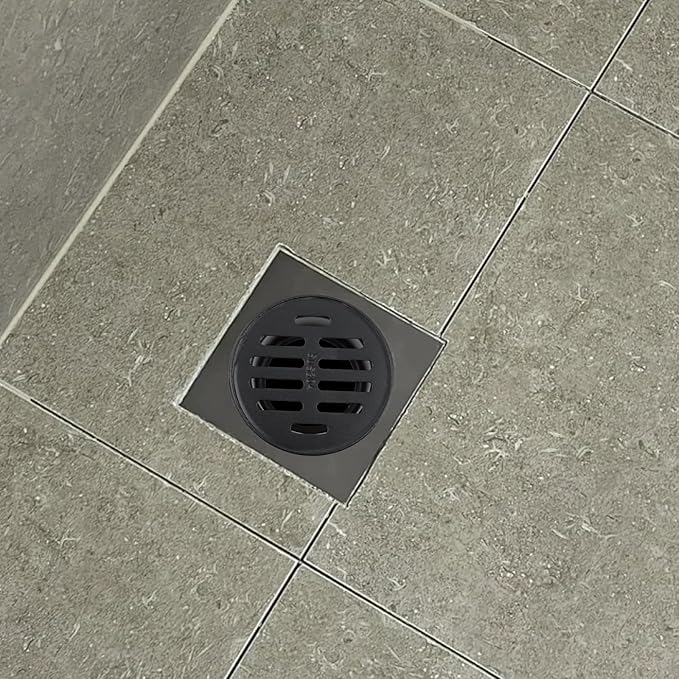 Antrader 2pcs Round Floor Drain Cover,2.6 Inch Stainless Steel Floor Drain,Sewer Drain Cover For Outdoor Yard Pipe Roof Balcony