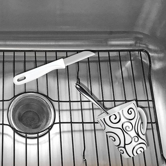 Better Houseware Sink Protectors for Kitchen Sink, Protective Metal Grid, 24.125x12.75x1 inches, Black Kitchen Sink Mat to Shield Sink Base from Scratches, Rust-Resistant Coating, XL