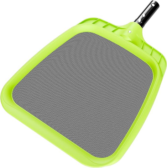 Sepetrel Pool Skimmer Net - Professional Heavy Duty Reinforced Frame Nylon Flat Leaf Rake Net,for Spa Pond Swimming Pool, Cleaning Supplies and Accessories, (Pole Not Included)