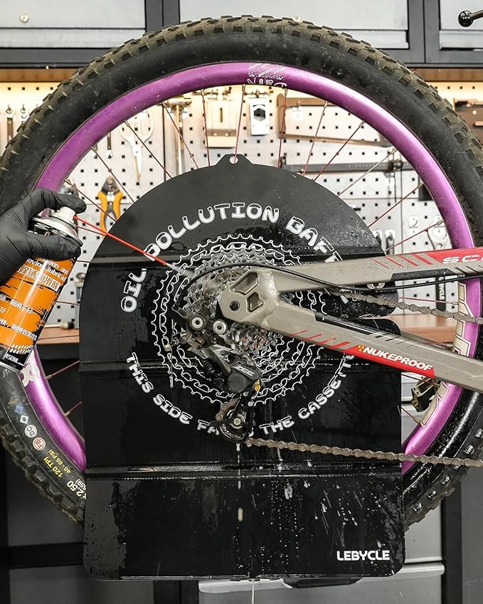 Bike Disc Brake Cover, Foldable Grime Guard for Bicycle Cleaning, Prevents Oil & Dirt Splash, Easy Storage & Corrosion Protection for MTB & Road Bikes