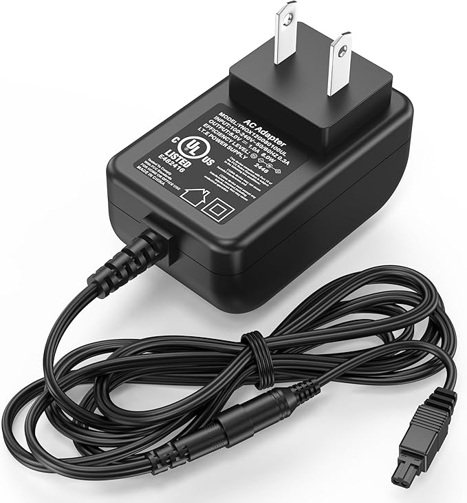Sweeper Vacuum Charger Replacement Fit for Shark V2700Z Rechargeable Floor Carpet Sweeper Vacuum Cleaner, Power Cord AC Adapter for Shark XA2700 V2700Z 10'' 10inch Cordless Sweeper YLS0041-T110025