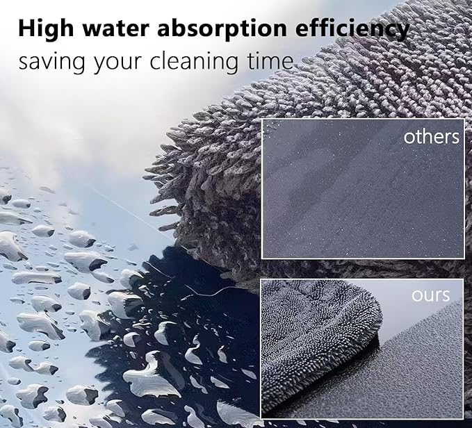 Shiny Cleaning Cloths,3pcs Shiny Drying Towels,Shower Doors Drying Towels,16 * 24in Streak Free Glass Window Car Mirror Super Absorben Microfiber Cleaning Cloths (3pcs grey16*24")
