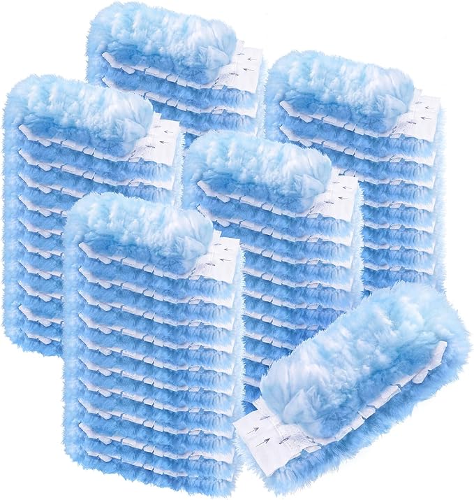 Duster Refill for Swiffer Duster, 50 Count Heavy Duty 2 Side 360° Duster Refills, 6X Microfibers, Disposable Multi Surface Dusters for Cleaning (Not Include Handle)