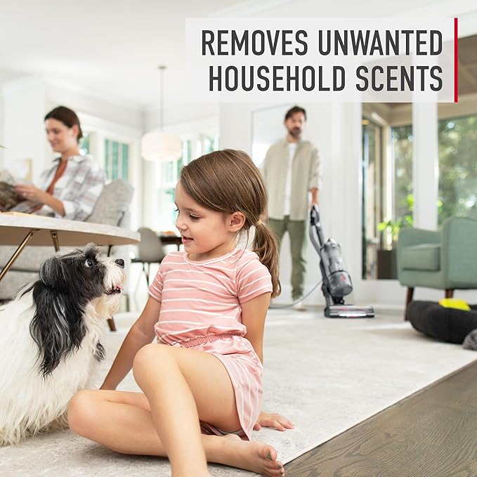 Hoover Carpet and Room Refresher, 32 oz, Carpet Powder, Odor Remover, Fresh Linen Scent, Vacuum Cleaner Safe, For Use on Carpets, Rugs, Couches and More, For Home Use