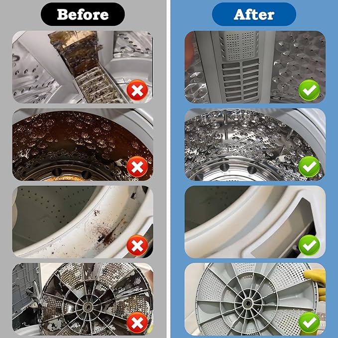 XANGNIER Top Load Washing Machine with Impeller Cleaning Brush Kits,5 Pcs Agitator-Free Top Load Washer Cleaner Tools Accessories
