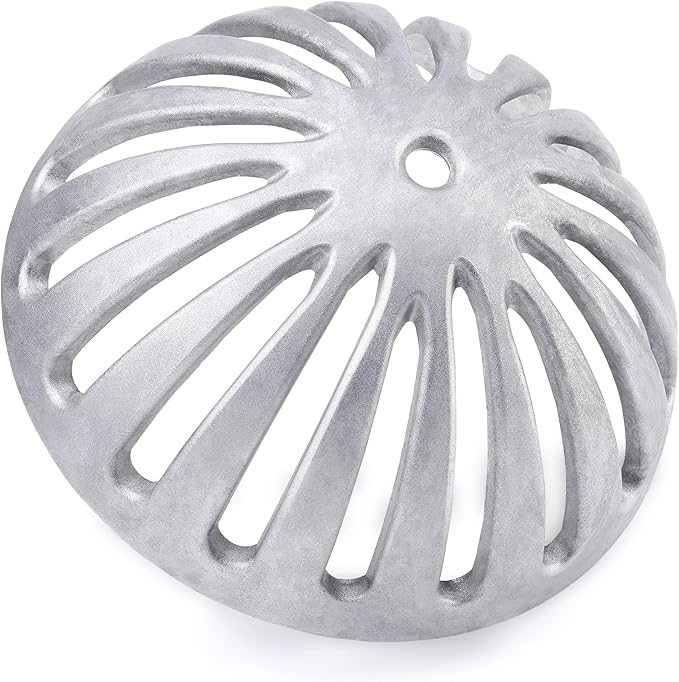 Heavy Duty Aluminum Floor Drain Cover, Floor Drain Strainer, Floor Sink Strainer, Dome Drain Cover for Restaurant, Home, Garden, Kitchen, Mall, Bar or Buffet 5-1/2" W x 2-1/4"H(1PCS)