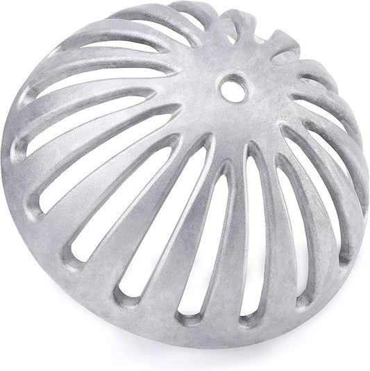 Heavy Duty Aluminum Floor Drain Cover, Floor Drain Strainer, Floor Sink Strainer, Dome Drain Cover for Restaurant, Home, Garden, Kitchen, Mall, Bar or Buffet 5-1/2" W x 2-1/4"H(1PCS)