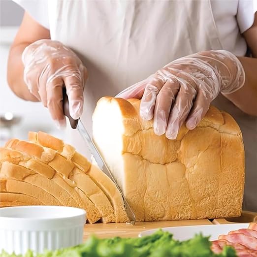 ForPro Professional Collection Disposable Vinyl Gloves, Clear, Industrial Grade, Powder-Free, Latex-Free, Non-Sterile, Food Safe, 2.75 Mil. Palm, 3.9 Mil. Fingers, Large, 100-Count (Pack of 400)
