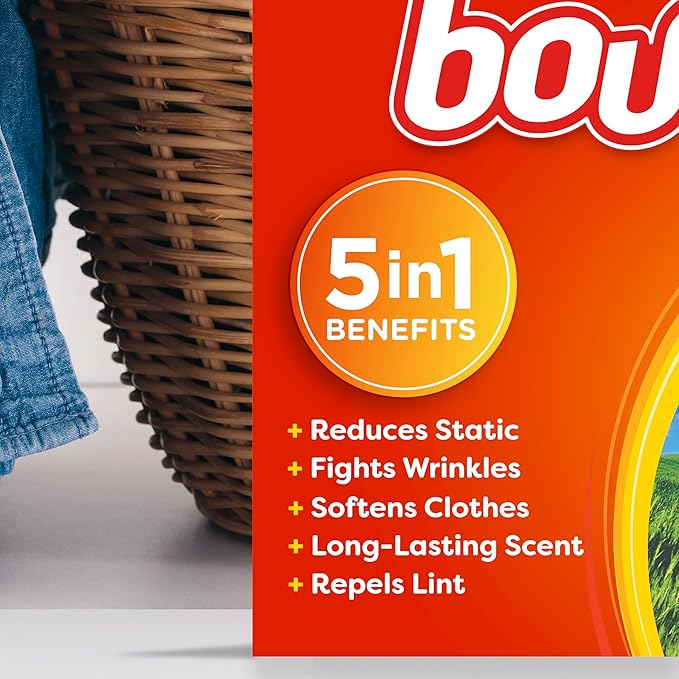 Bounce Fabric Softener Sheets,Outdoor Fresh Scent,240 Count (Pack of 4)