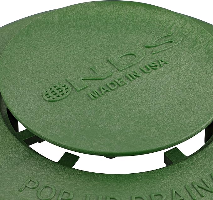 NDS 420C Pop-Up Drainage Emitter, fits 3-Inch and 4-Inch Sewer and Drain Fittings, Works with Drainage Systems Including Catch Basins and Channel Drains, Green