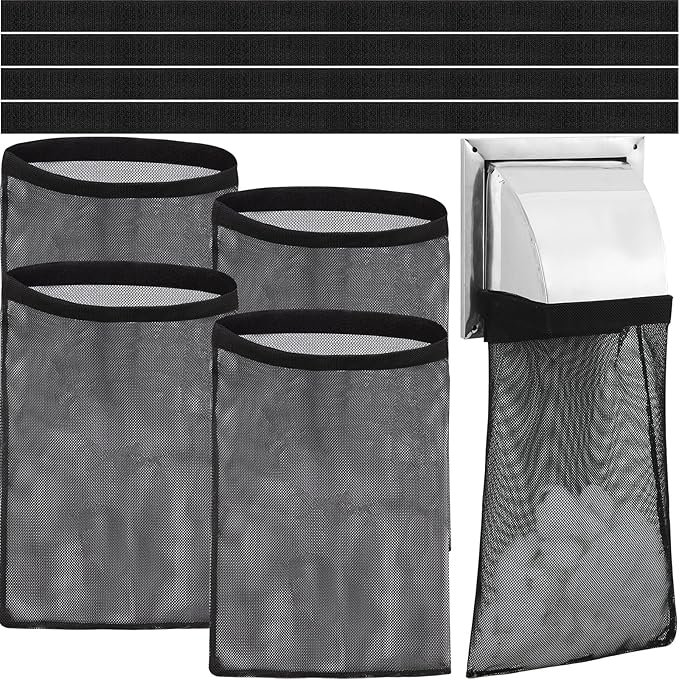 4Pcs Dryer Vent Lint Catcher, Dryer Lint Catcher, Lint Trap Catcher Dust Bag for Outdoor Indoor Dryer Vent Capturing Lint and Dust