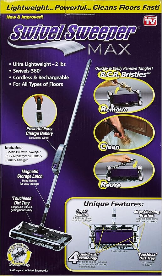 Ontel Swivel Sweeper Max