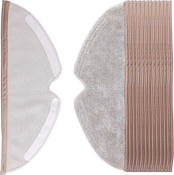 Microfiber Mop Cloth 12 Packs Compatible with roborock E Series, S5, S5 Max, S6 Series, Q5, Q5 Pro, Q5 Pro+, Q7, Q7Max, Q8Max and Q8Max+ Robot Vacuum Cleaner, Replacement Accessories