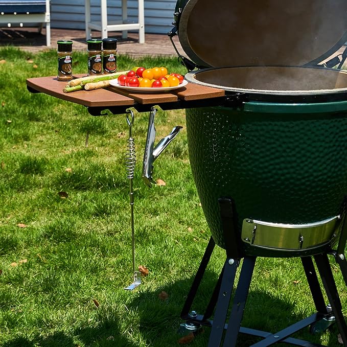 22-inch Grill Oven Ash Cleaning Tool, Suitable for Big Green Egg, Kamado Joe, and Other Charcoal Grills, Corner Cleaning Accessory