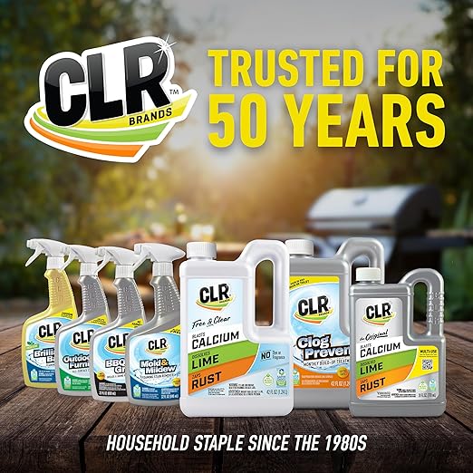 CLR Brands Outdoor Furniture Cleaner, 26 oz. Spray Bottle, Cleans Outdoor Surfaces, Remove Dirt and Grime from Fabric, Wood, Wicker, PVC, Plastic and More