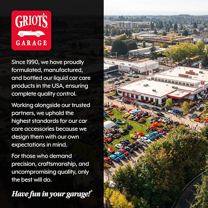 Griot’s Garage Ceramic 3-in-1 Wax, SiO2 Spray for Cars, Trucks, RV’s, Provides Protection and Water Beading on Paint, Wheels, Plastic, Rubber Trim, Chrome, and More, 10983, 1 Gallon