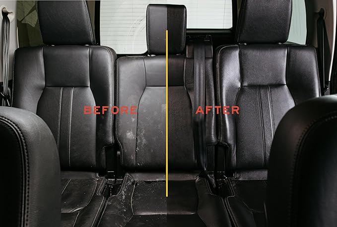 Leather Honey Leather Cleaner Spray: UV Protectant, Non-Toxic & Made in the USA Since 1968. Cleans & Protects Leather, Faux & Vinyl - Couches, Car Seats, Purses, Shoes, Bags & Tack. Safe for Any Color