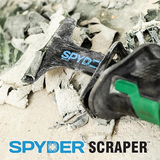 Spyder 2-Inch Scraper Blade Attachment for Reciprocating Saws, for Removing Tile, Linoleum, Adhesives, Mastics, and More (00319)