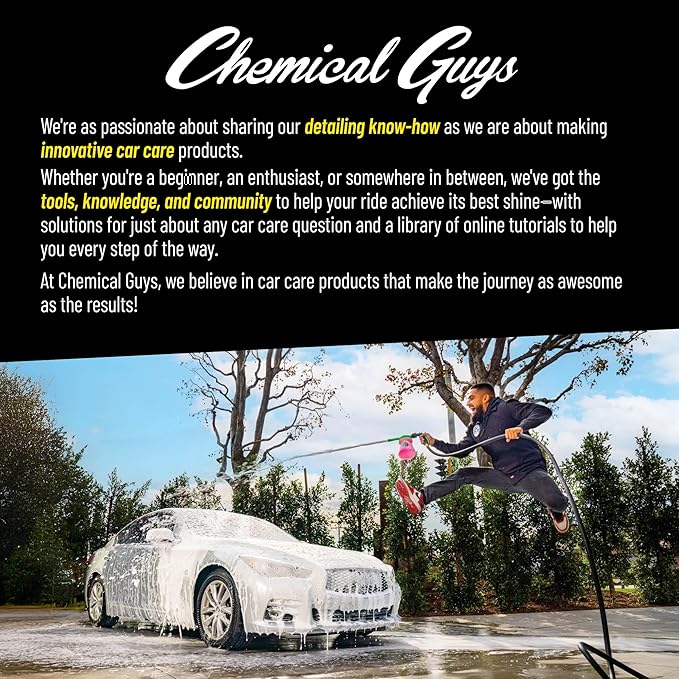 Chemical Guys ACCG08 Wheelie All Exterior Surface and Wheel Brush (Safe for Cars, Trucks, SUVs, RVs, Motorcycles, & More) Green (Pack of 12)