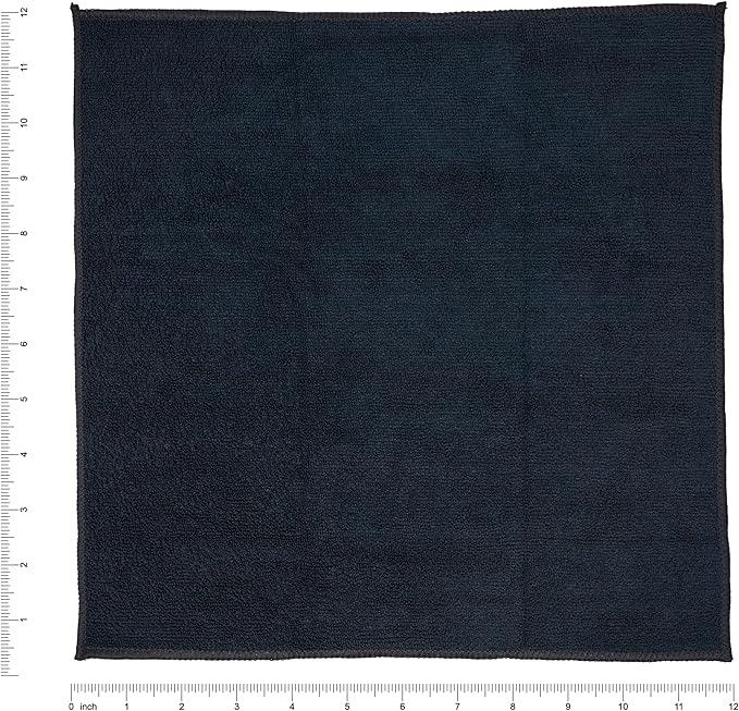 Lifestyle Basics Microfiber Cleaning Cloths 3 Pack | Non-Abrasive, Reusable, and Washable | 12.5" x 12.5"