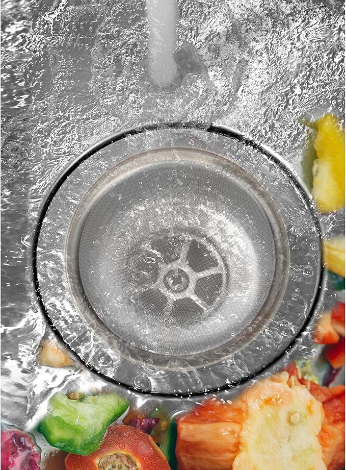 Evriholder MSS-AMZ Mesh Sink Strainer, 1 PK, Silver