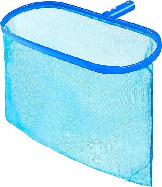 Pool Skimmer - Pool Net, Pool Skimmer Net with Solid Plastic Frame, Skimmer Net with Fine Mesh Net, Pool Nets for Cleaning Leaf of Swimming Pools, Spas, Hot Tubs and Fountains