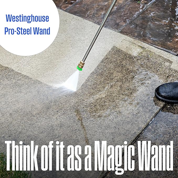Westinghouse WPX2700 Gas Pressure Washer, 2700 PSI and 2.3 Max GPM, Onboard Soap Tank, Spray Gun and Wand, 5 Nozzle Set, for Cars/Fences/Driveways/Homes/Patios/Furniture