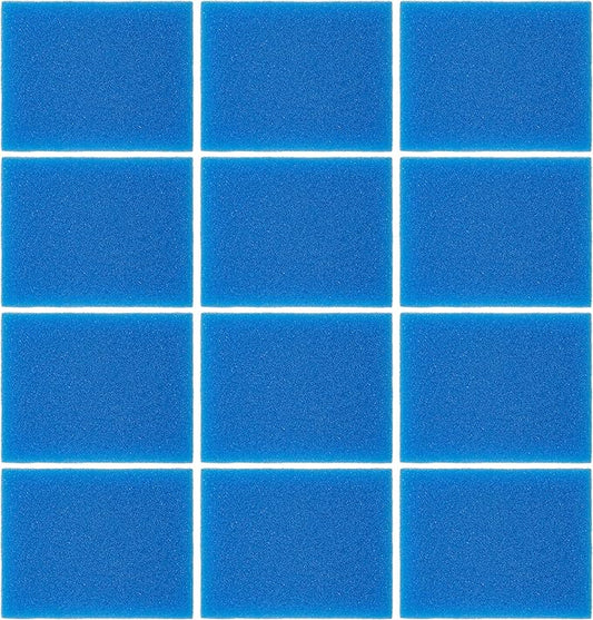 12PCS Filter Sponges Replacement Compatible with Tineco IFloor HF10E-01, Complete Cordless Wet Dry Vacuum Cleaner Spare Parts Accessories (Blue)