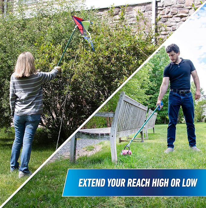 Unger Professional 36” Nifty Nabber, Reacher Grabber Tool, Trash Picker Upper, Built-In Magnet and Ergonomic Grip, Outdoor Claw Pickup for Yard Clean Up, Reaching Assist for Seniors